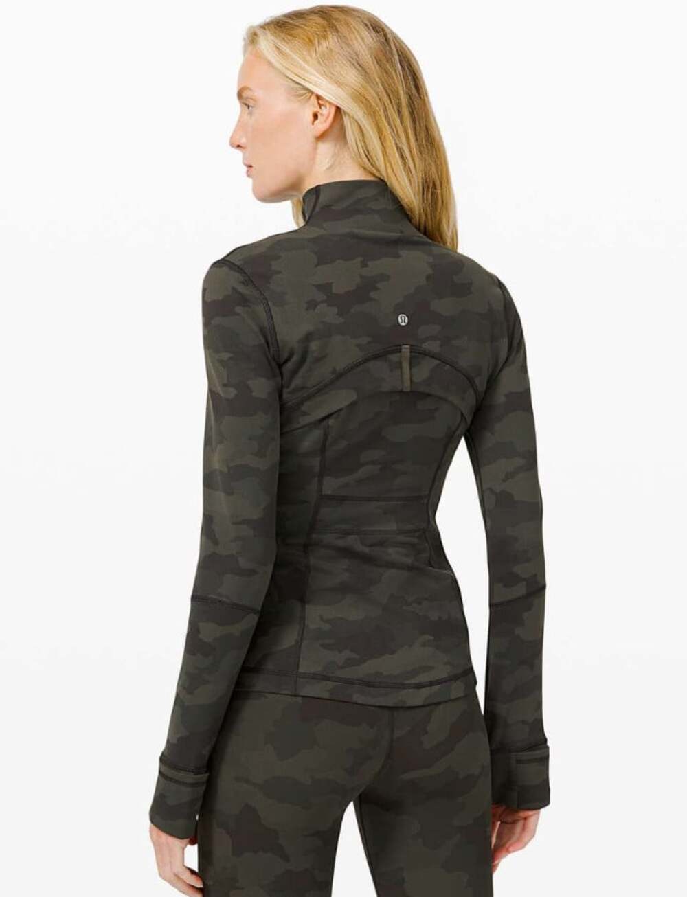 Lululemon Define Jacket Heritage 365 Camo Dark Olive Multi Size 4